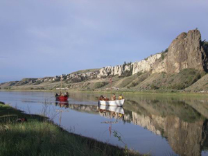 Lewis and Clark Reinactment on the Upper Missouri River