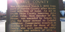 Picture of State Historic Marker 1115 about LaRue County, KY