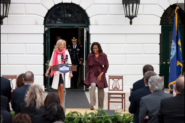 First Lady Michelle Obama and Dr. Jill Biden Kick Off a Joining Forces Community Challenge Event