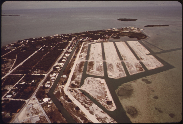 Land Development at Summerland Key Documerica 1975 by Flip Schulke 1930-2008.