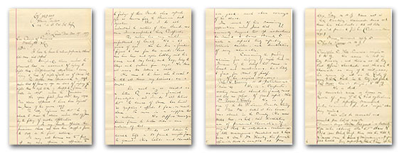 Thumbnail images of four documents