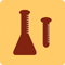 An icon representing scientific beakers.