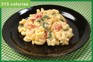 foto de macarrones con queso de 315 calorías