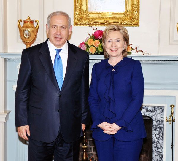 Date: 05/18/2009 Description: Secretary Clinton hosted a working dinner for Prime Minister Binyamin Netanyahu of Israel.  © State Department photo by Michael Gross