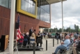 The community of Vernonia, OR, celebrates the opening of a new energy efficient school. | Photo courtesy of <a href="http://www.opb.org/news/slideshow/vernonia-high-school/">April Baer, OPB</a>.