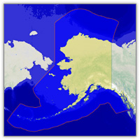 map showing Alaska/Arctic Region areas