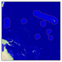 map showing Pacific Islands Region areas