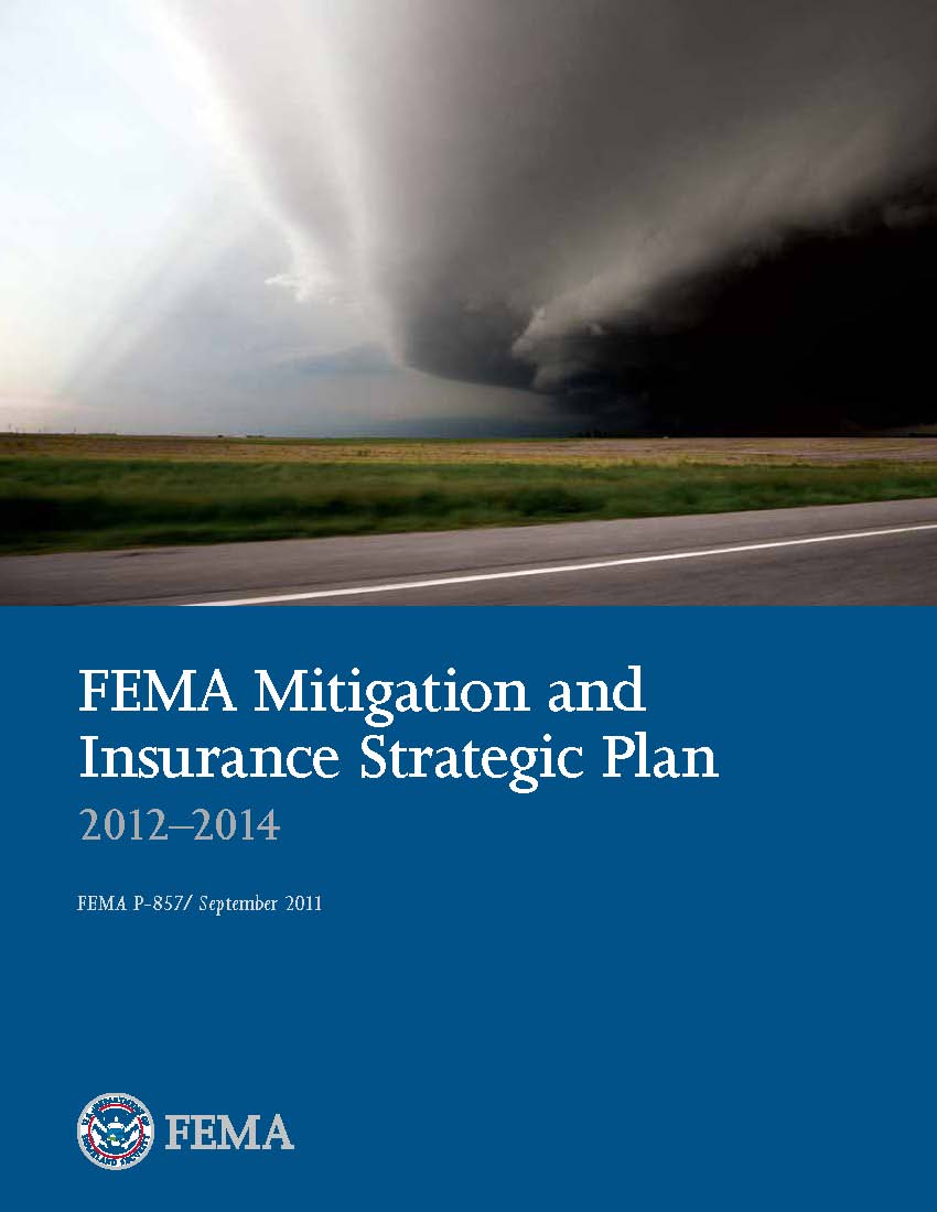 FEMA Mitigation Insurance Strategic Plan 2012-2014 Cover image
