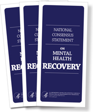 National Consensus Stetement on Mental Health Recovery logo