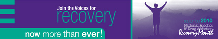 Banner for Recovery Month 2010