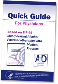 Cover of Quick Guide for Physicians Based on TIP 49 - click to view publication