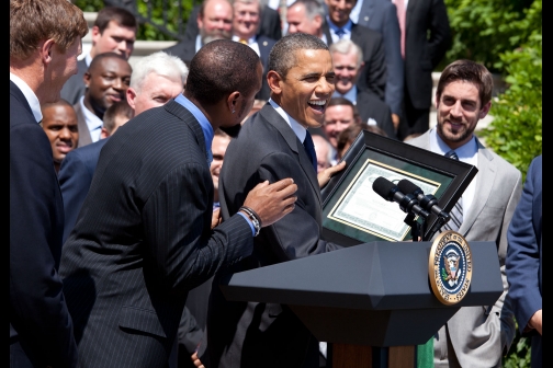 President Obama honors the Super Bowl XLV Champion Packers