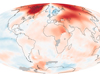 GISS global climate data graphic