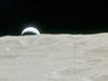 Earthrise as seen on Apollo 14 mission