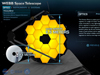 Closeup of James Webb Space Telescope 3D interactive