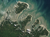 barrier islands along the northeast coast of Brazil