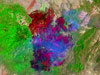 Landsat image of the Arizona Wallow fire