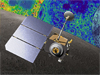 LRO topographical maps and conceptual image of LRO