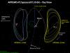 Diagram of ARTEMIS spacecraft maneuvers to transition from Lissajous orbits on each side of the moon to lunar orbit.