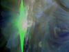 An X1.4 class flare erupted from the sun, peaking at 7:01 AM ET on September 22, 2011.