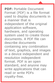 Portable Document Format files.