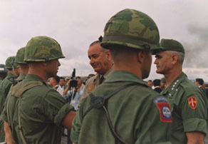 President Johnson in Vietnam