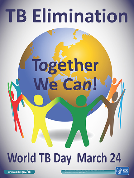 Image of World TB Day Poster - TB Elimination: Together We Can!