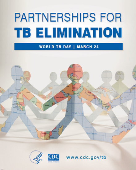 World TB Day poster - Partnerships in TB Elimination