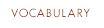 Vocabulary Vocabulary