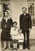 Katherine Dreschler as a young girl with her mother Irene, father Ignac Drechsler, and brother Paul in Budapest, Hungary during World War II. Her father and brother were deported to German concentration camps where they died