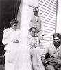 Susan La Flesche Picotte, her sister Marguerite and their husbands, brothers Charles and Henry Picotte, early 1900s