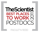The Scientist Top 100 Places to Work logo