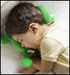 Photo: A toddler sleeping