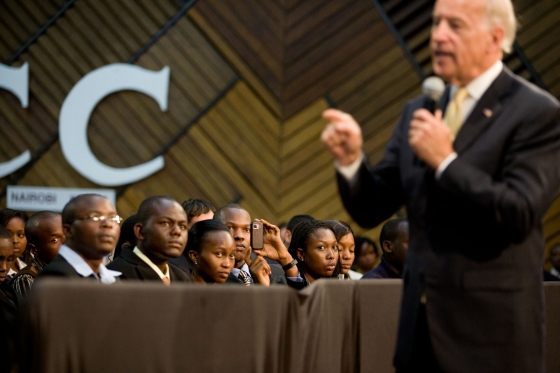 Vice President Joe Biden Speaks to Students in Kenya