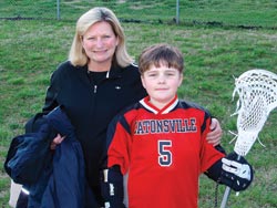 Trish Romefelt, here with son Michael
