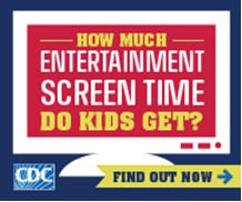 How much entertainment screen time do kids get?