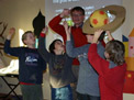 Students learn about the Saturn System.  Photo contributed by SOC member Rainer Gergards.