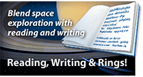 Blend space exploration with reading and writing -- Reading, Writing & Rings!