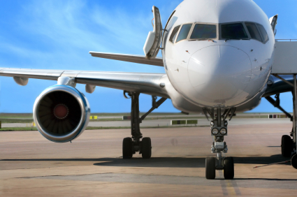 Airplane Front Close-Up