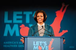 U.S. First Lady Michelle Obama
