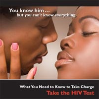 Poster: Take the HIV Test.