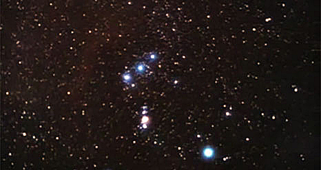 Stars of the constellation Orion