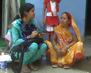 In India, a resident is interviewed as part of the Global Adult Tobacco Survey (GATS) data collection