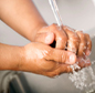 Photo: person washing hands