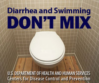 Ad for Medscape: Diarrhea and Swimming Don't Mix.