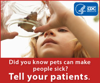 Ad for Medscape: Did you know pets can make people sick? Tell your patients.