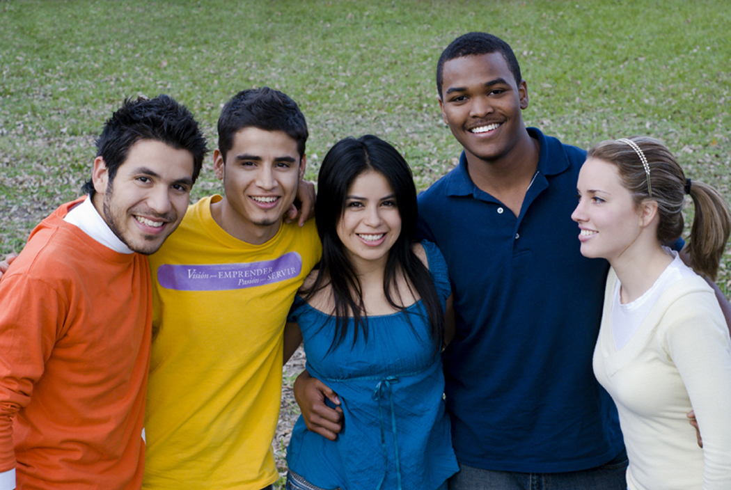 Teen group shot