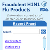 Fraudulent H1N1 Products Widget (FDA)