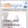 CDC Vital Signs Widget