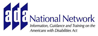 ADA National Network logo “Information, Guidance and Training on the Americans with Disabilities Act)”